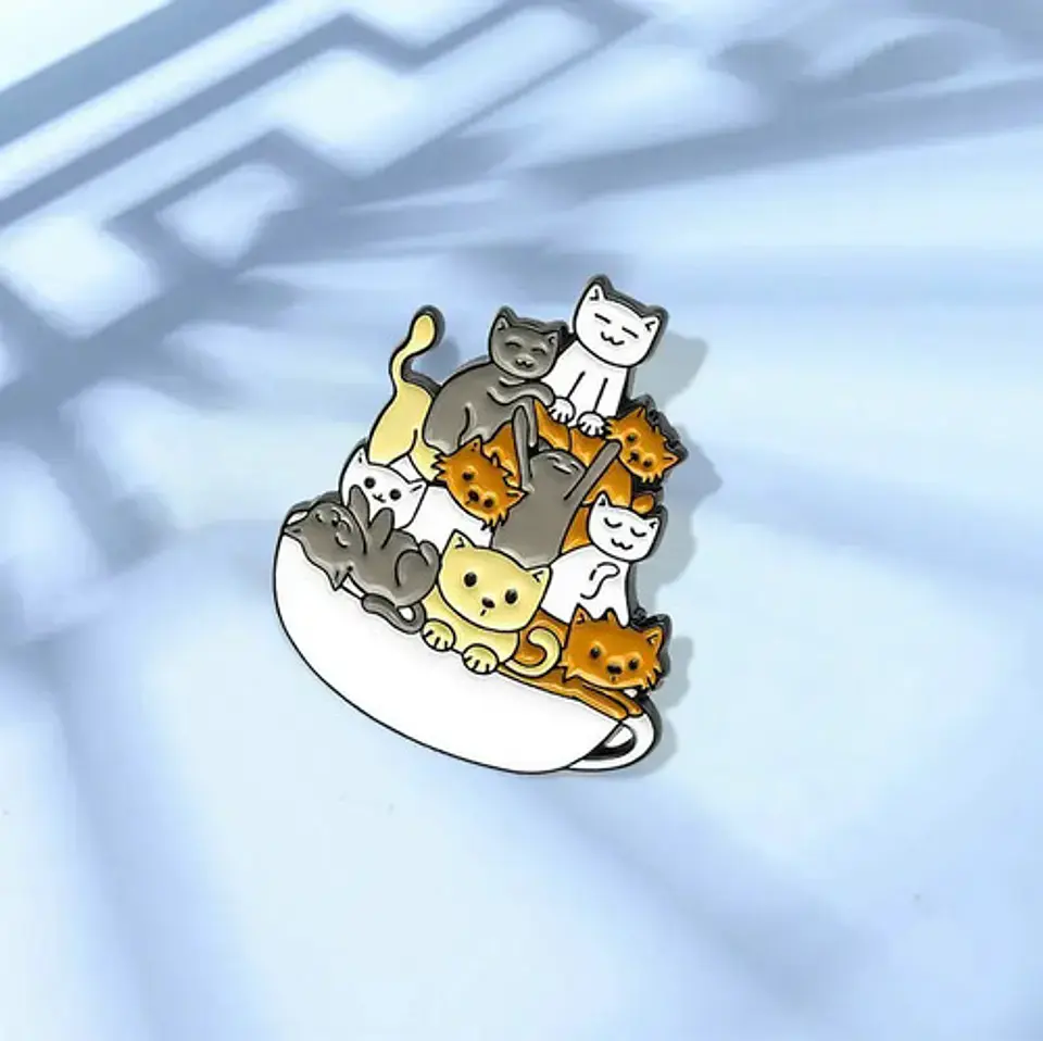 Pins De Gatos / Gatitos Michis / Pines Metálicos 8
