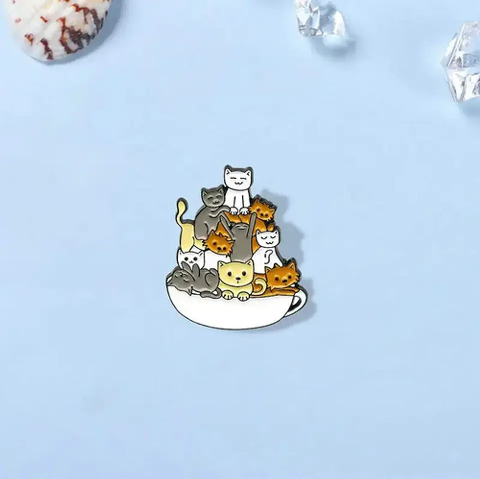 Pins De Gatos / Gatitos Michis / Pines Metálicos 9
