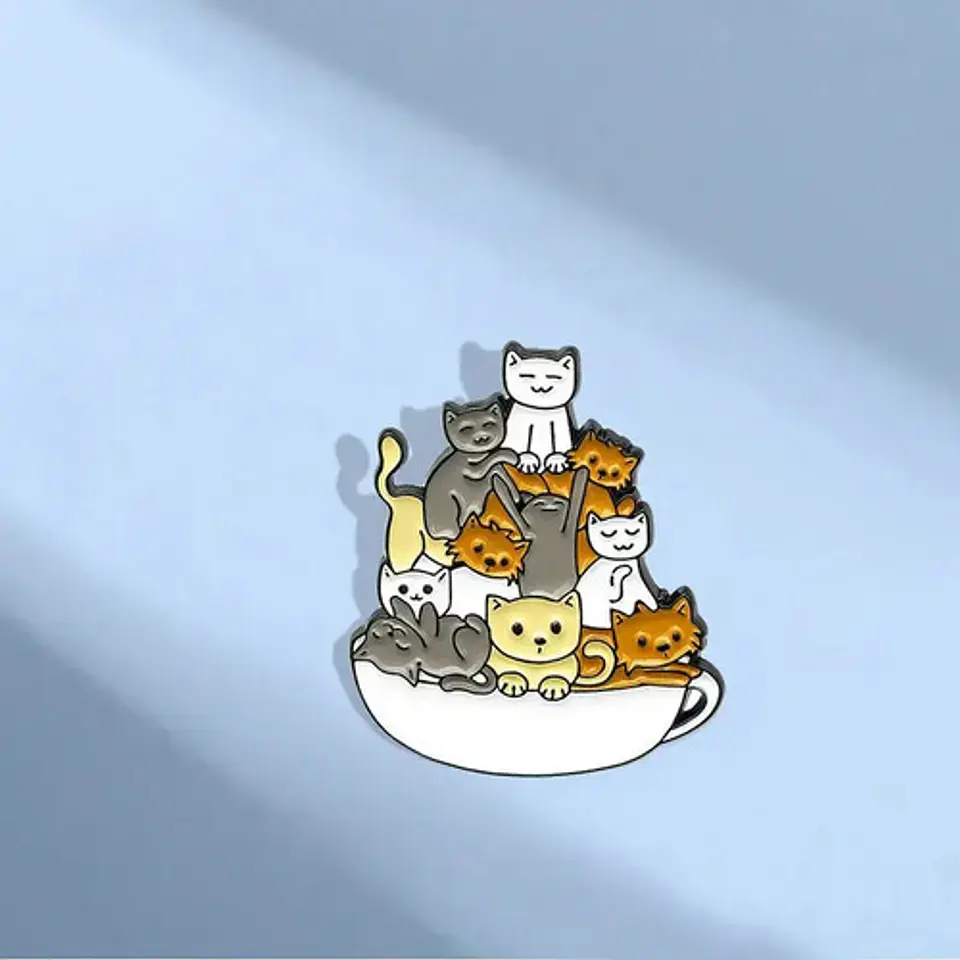 Pins De Gatos / Gatitos Michis / Pines Metálicos 12