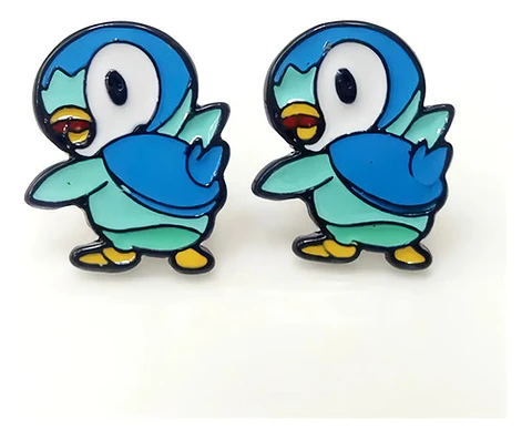 Aros Aretes Pendientes De Piplup / Acero Quirúrgico