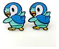 Aros Aretes Pendientes De Piplup / Acero Quirúrgico - Miniatura 1