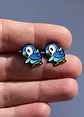 Aros Aretes Pendientes De Piplup / Acero Quirúrgico - Miniatura 3