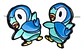 Aros Aretes Pendientes De Piplup / Acero Quirúrgico - Miniatura 4