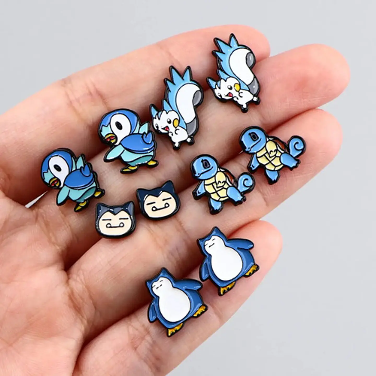 Aros Aretes Pendientes De Piplup / Acero Quirúrgico 5