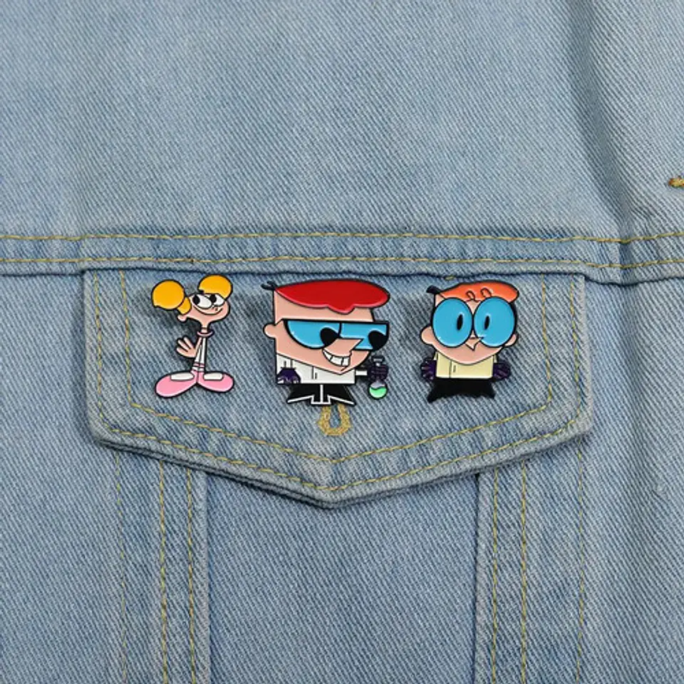Pins De Dee Dee / El Laboratorio De Dexter / Pines Metálicos 4
