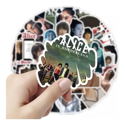 Alice In Borderland - Set De 50 Stickers / Calcomanías