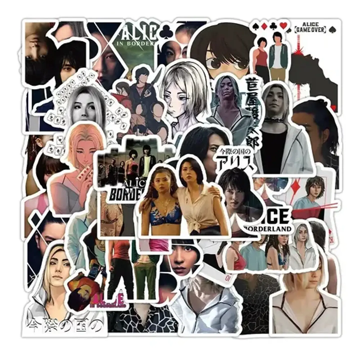 Alice In Borderland - Set De 50 Stickers / Calcomanías 3