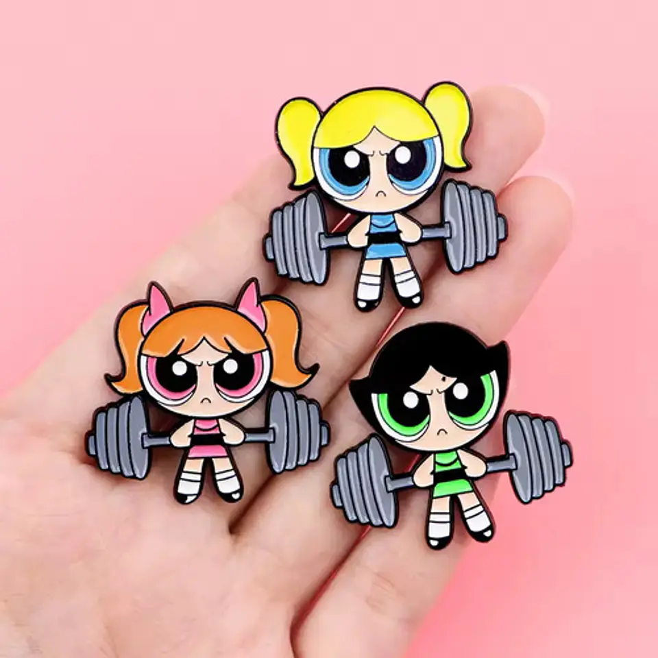 Pins De Bellota / Chicas Superpoderosas / Pines Metálicos 17