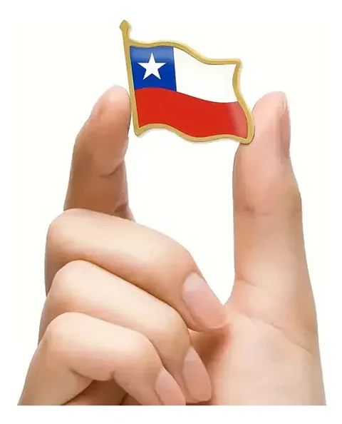 Pins De Chile / Bandera Chilena / Pines Metálicos (broches)
