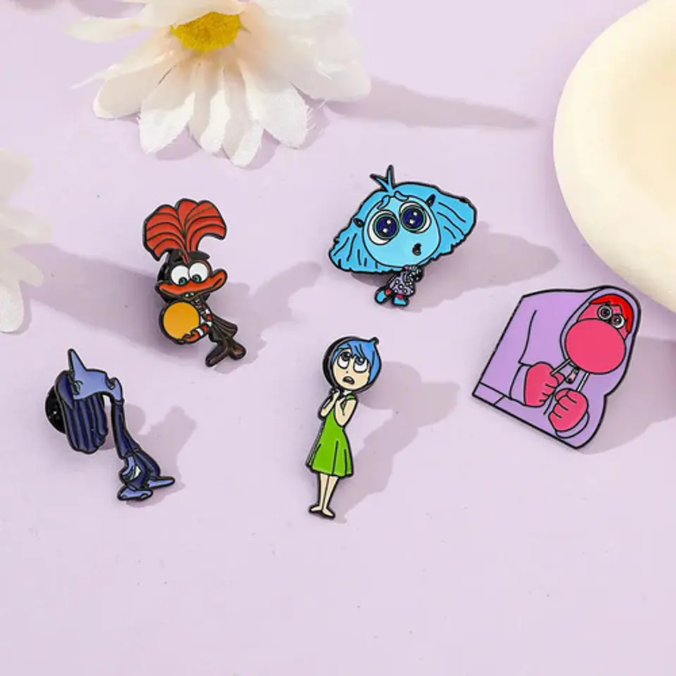 Pins De Envidia / Intensamente / Broches Metálicos (pines) 4