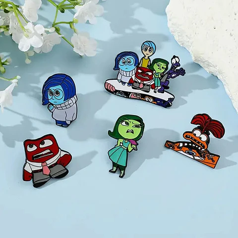 Pins De Desagrado / Intensamente / Broches Metálicos (pines)