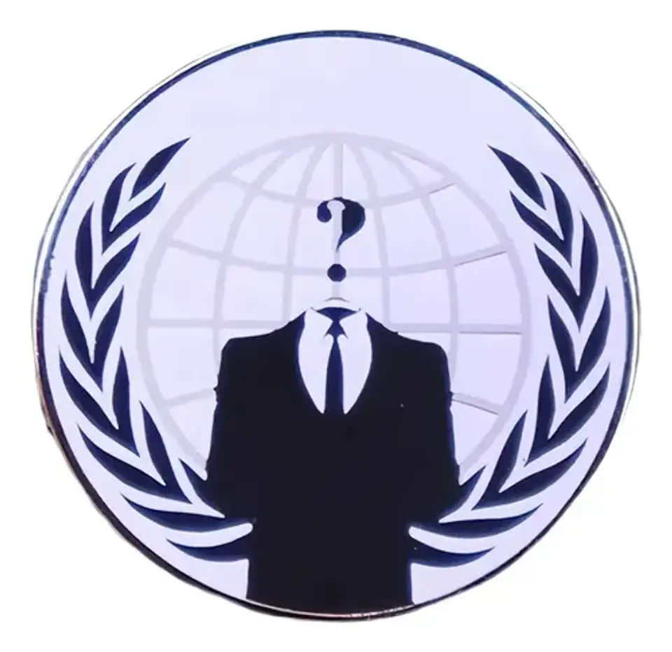 Pins De Anonymous / Anonymous / (pines) Broches Metálicos 1