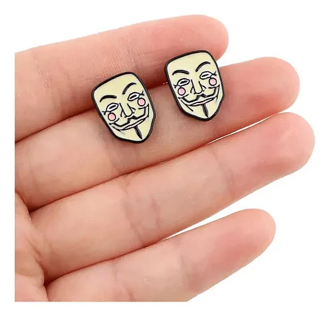 Aros Aretes Pendientes De Vendetta / Acero Quirúrgico