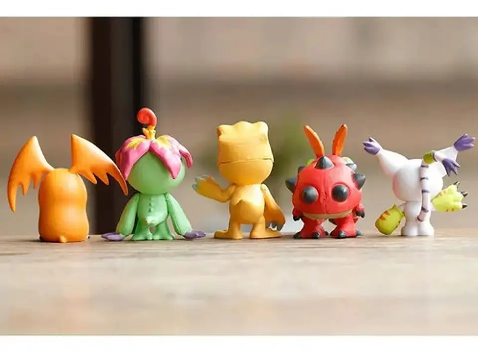 Set De 9 Figuritas De Digimon Adventure / Figuras De Acción 4
