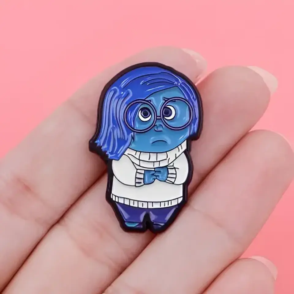 Pins De Tristeza / Intensamente / Broches Metálicos (pines) 5
