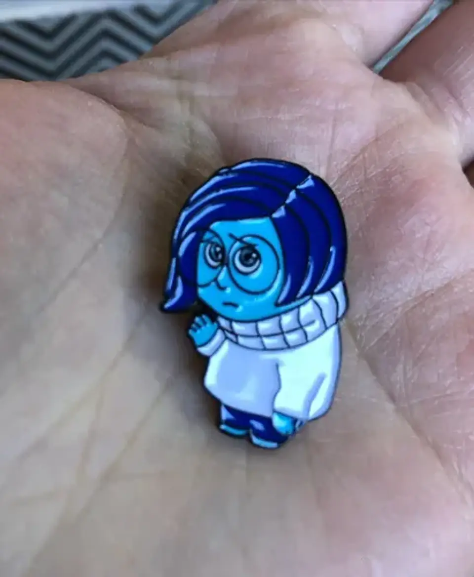 Pins De Tristeza / Intensamente / Broches Metálicos (pines) 10