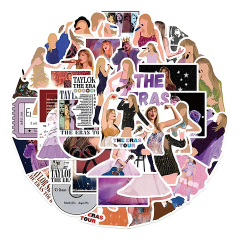 Taylor Swift - Set De 50 Stickers / Autoadhesivos