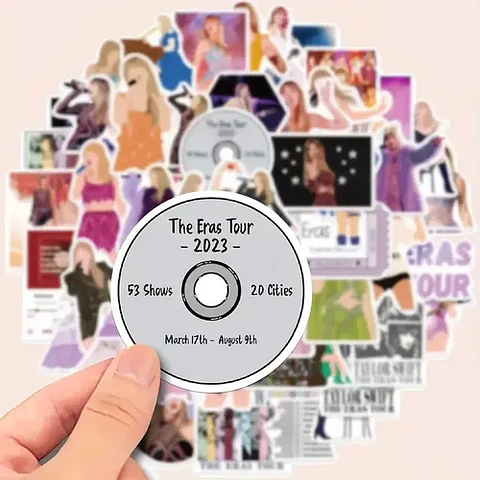 Taylor Swift - Set De 50 Stickers / Autoadhesivos