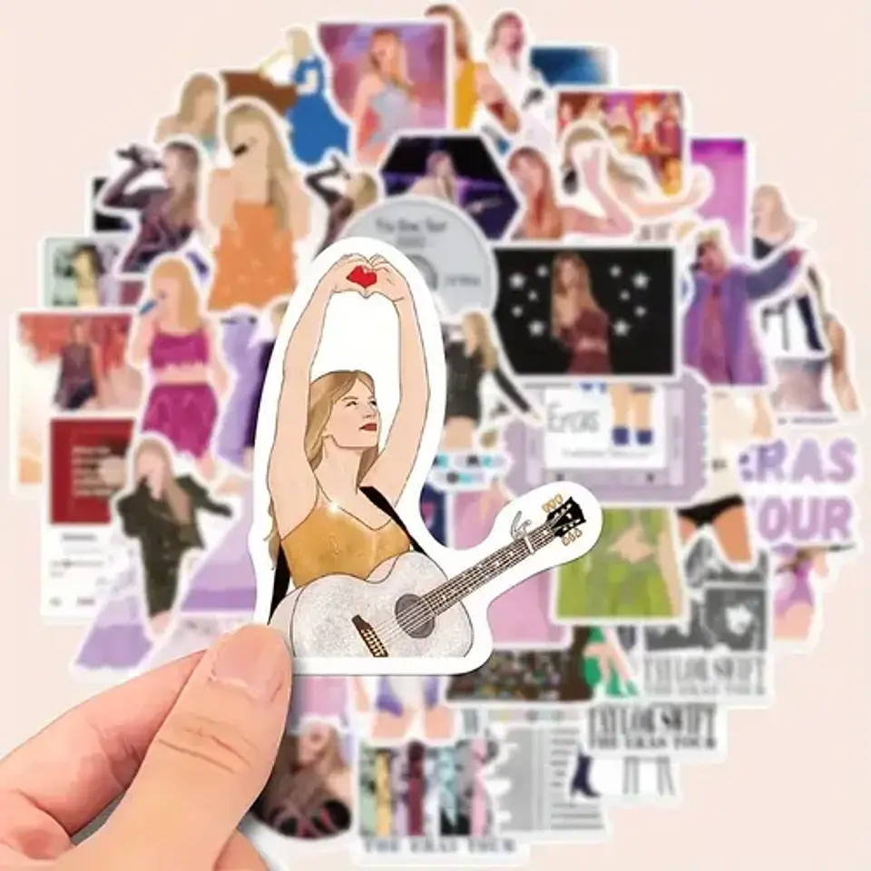 Taylor Swift - Set De 50 Stickers / Autoadhesivos 3