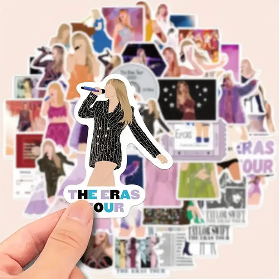 Taylor Swift - Set De 50 Stickers / Autoadhesivos 6