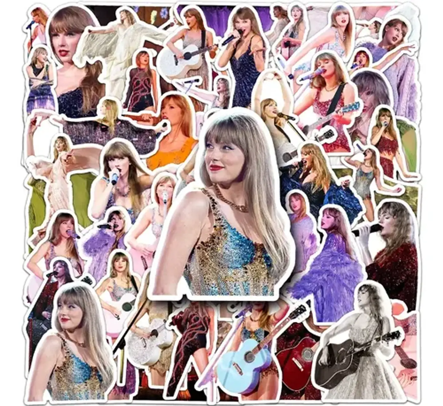 Taylor Swift - Set De 50 Stickers / Autoadhesivos 10