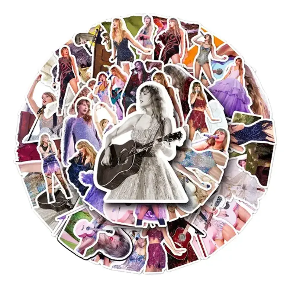 Taylor Swift - Set De 50 Stickers / Autoadhesivos 11