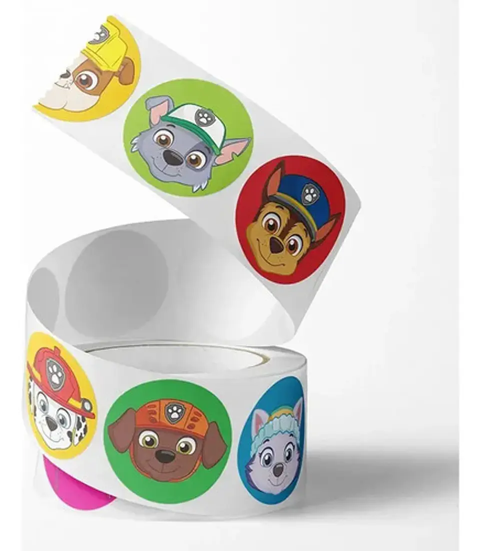Patrulla Canina - Set De 500 Stickers / Rollo De Pegatinas 3
