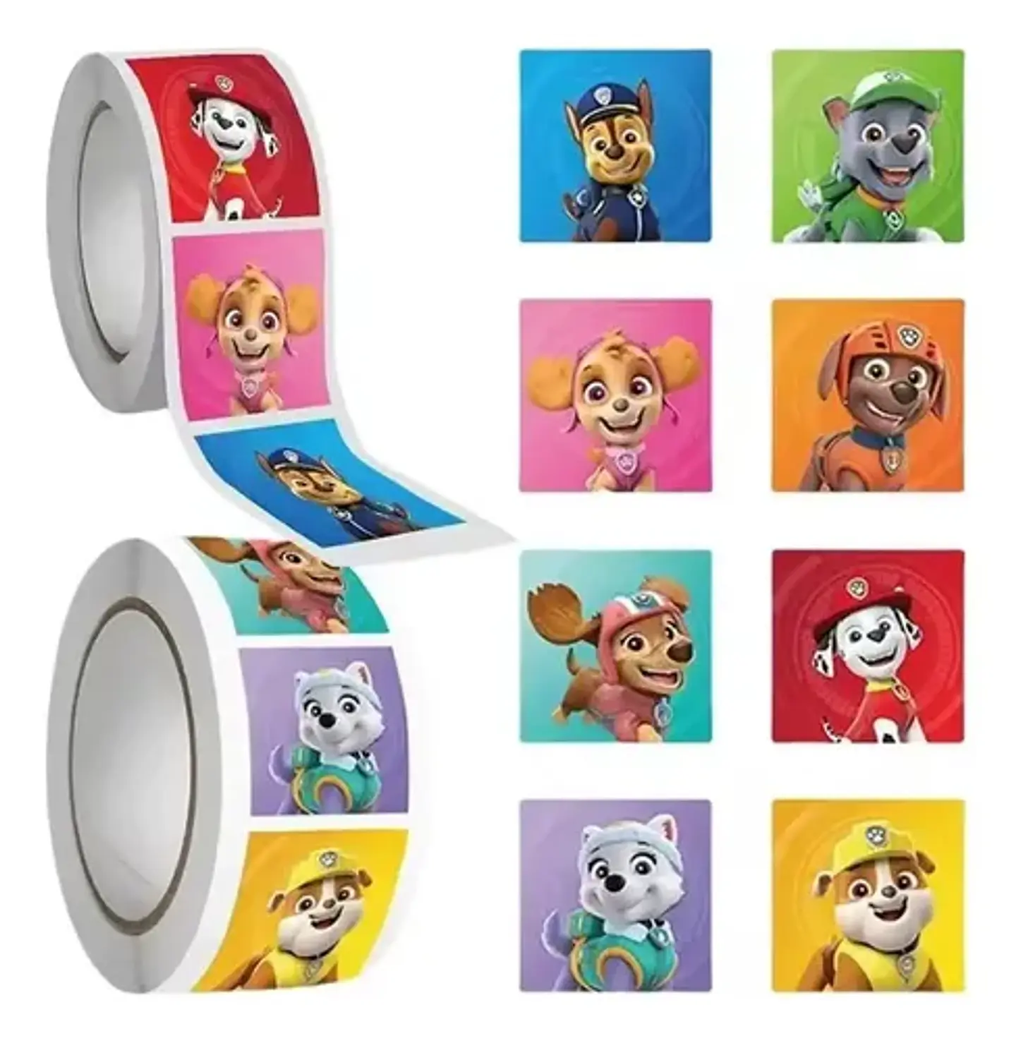 Patrulla Canina - Set De 500 Stickers / Rollo De Pegatinas 6