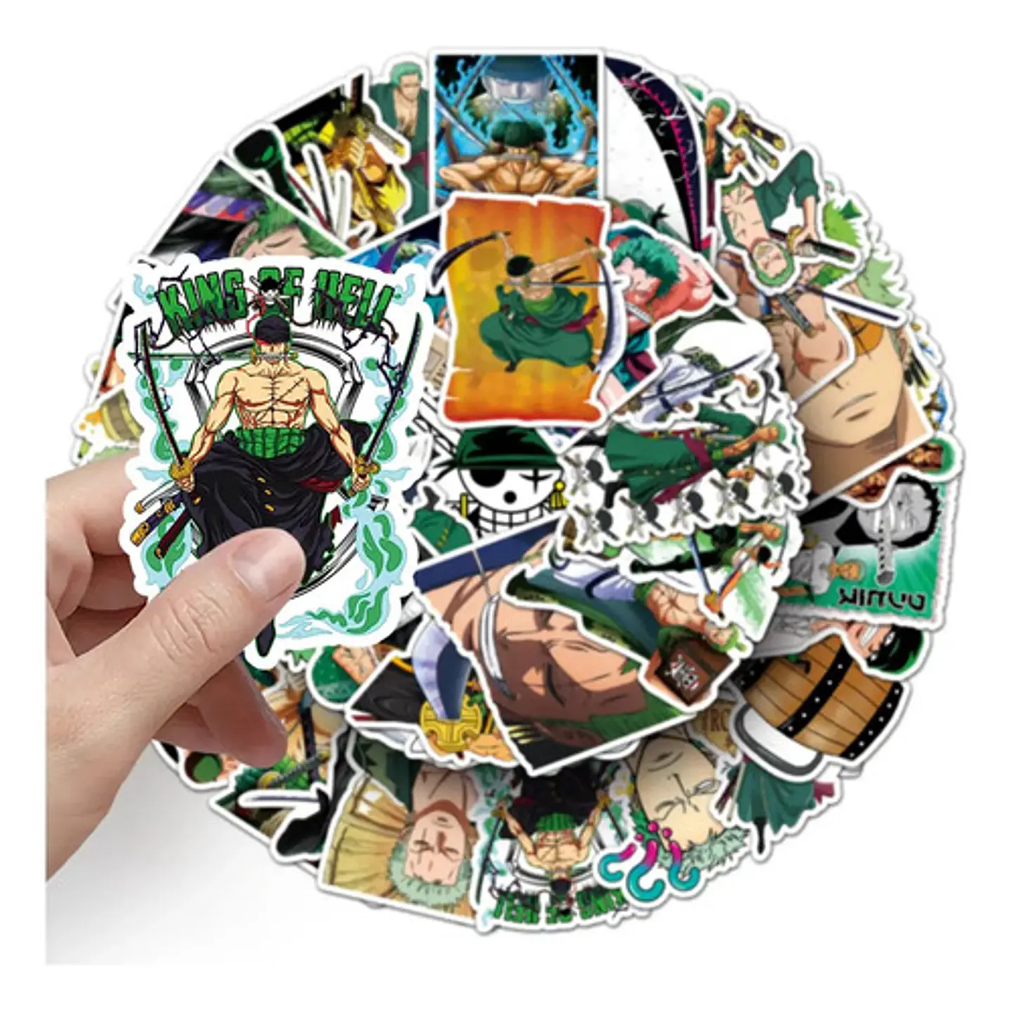 Roronoa Zoro - Set De 50 Stickers / Calcomanías 4