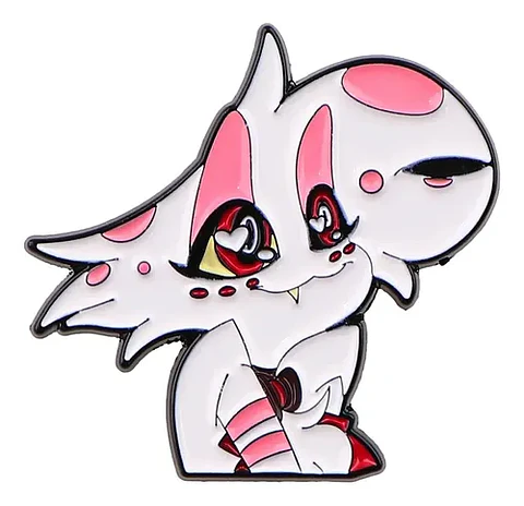 Pins De Angel Dust / Hazbin Hotel / Broches Metálicos