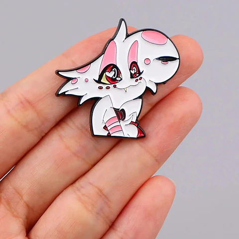Pins De Angel Dust / Hazbin Hotel / Broches Metálicos