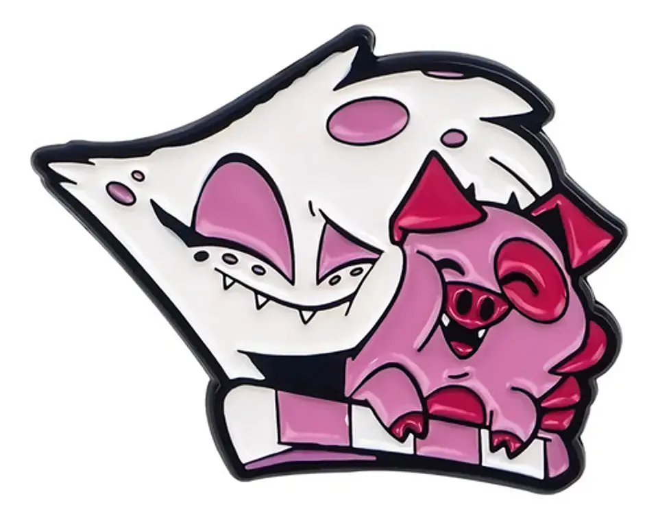 Pins De Angel Dust / Hazbin Hotel / Broches Metálicos 10