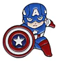 Pins De Capitán America / Marvel / Pines Metálicos - Miniatura 1