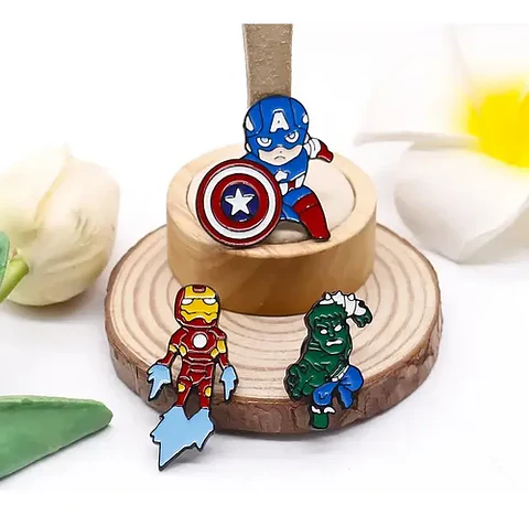 Pins De Capitán America / Marvel / Pines Metálicos
