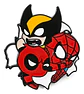 Pins De Deadpool And Wolverine / Deadpool / Pines Metálicos - Miniatura 1