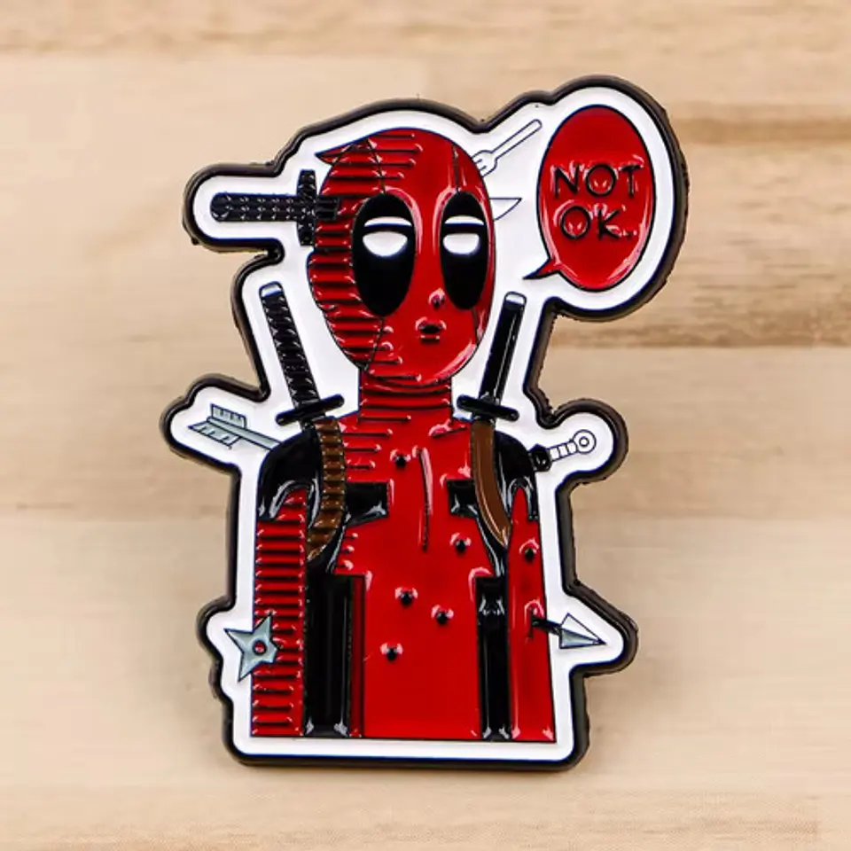 Pins De Deadpool And Wolverine / Deadpool / Pines Metálicos 28