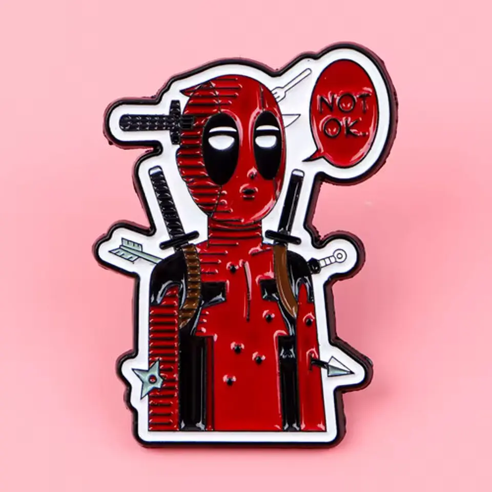 Pins De Deadpool And Wolverine / Deadpool / Pines Metálicos 30
