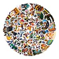 Crash Bandicoot - Set De 50 Stickers / Calcomanías - Miniatura 1