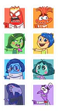 Intensamente 2 - Set De 500 Stickers / Rollo De Pegatinas - Miniatura 3