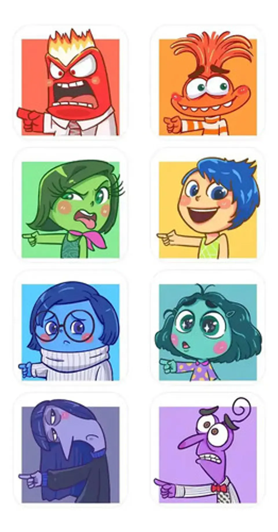 Intensamente 2 - Set De 500 Stickers / Rollo De Pegatinas 3