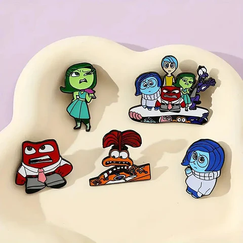 Pins De Furia / Intensamente / Broches Metálicos (pines)