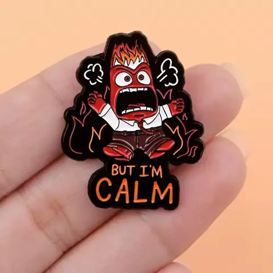 Pins De Furia / Intensamente / Broches Metálicos (pines) 10