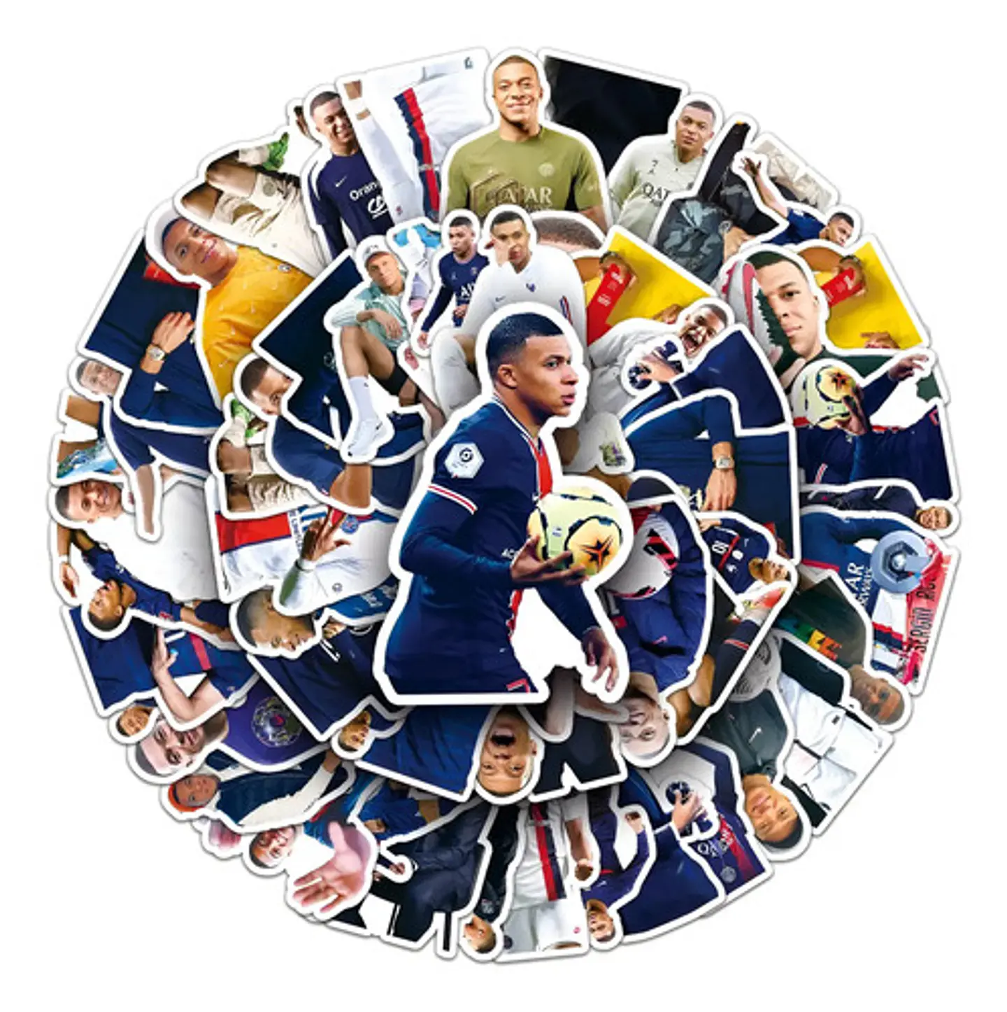 Kylian Mbappé - Set 50 Stickers / Calcomanías Autoadhesivas 1