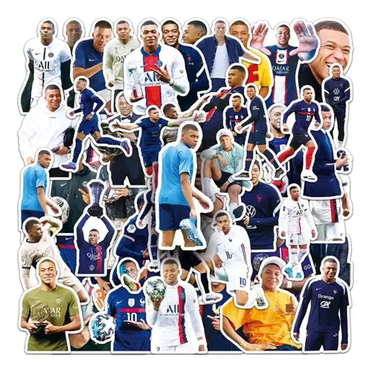 Kylian Mbappé - Set 50 Stickers / Calcomanías Autoadhesivas 3