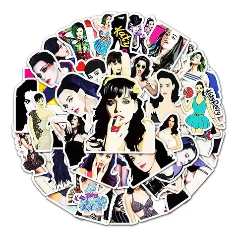 Katy Perry - Set De 50 Stickers / Calcomanías Autoadhesivas