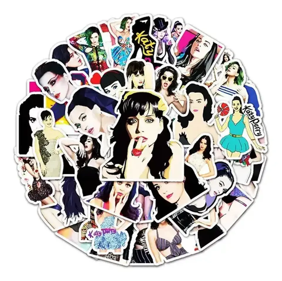 Katy Perry - Set De 50 Stickers / Calcomanías Autoadhesivas 1