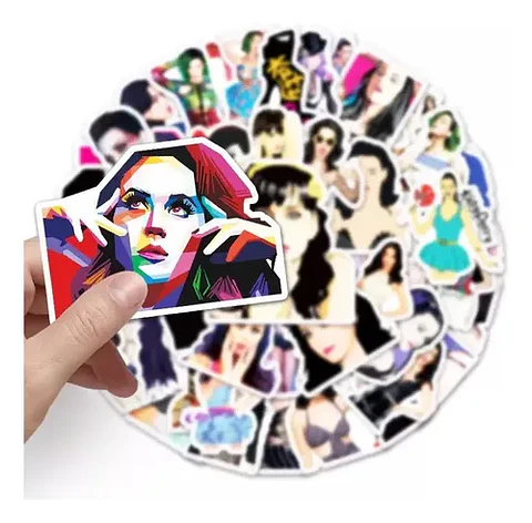Katy Perry - Set De 50 Stickers / Calcomanías Autoadhesivas