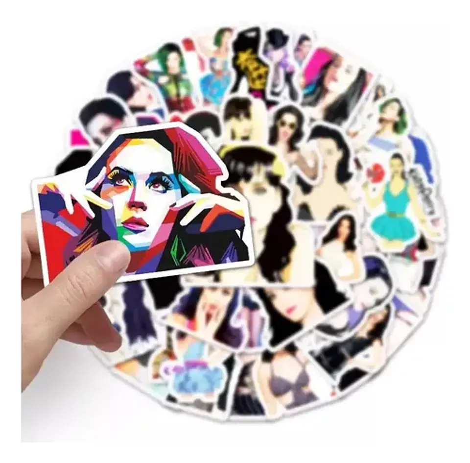Katy Perry - Set De 50 Stickers / Calcomanías Autoadhesivas 2