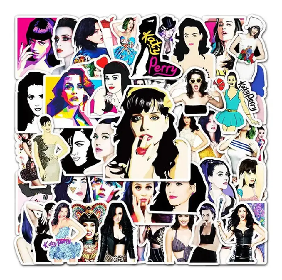 Katy Perry - Set De 50 Stickers / Calcomanías Autoadhesivas 4