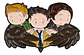 Pins De Supernatural / Chibis / Pines Metálicos (broches) - Miniatura 1